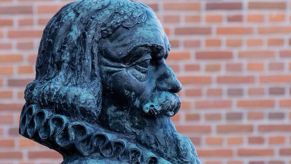 Standbeeld van het hoofd van Jan Adriaenszn Leeghwater